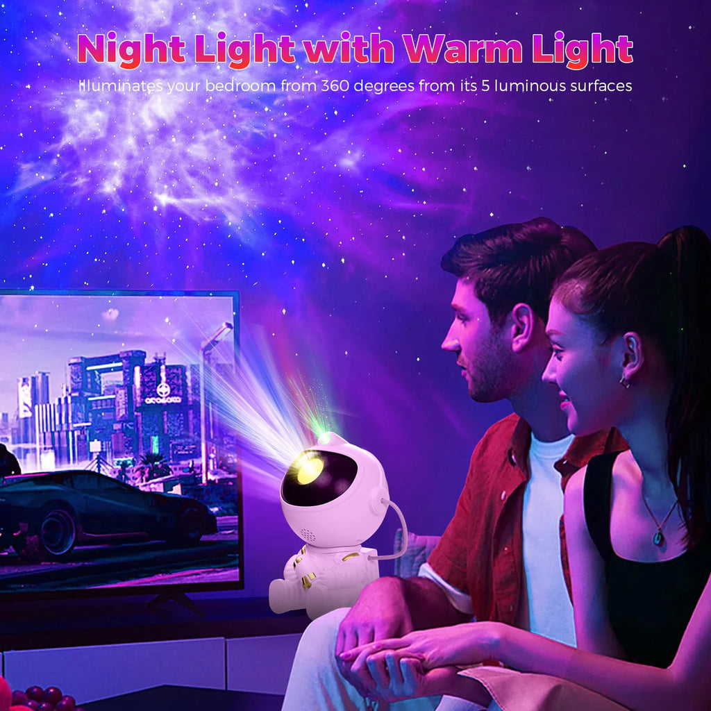 Astronaut LED Star Projector Night Light Galaxy Projectors for Home Bedroom Room Decorative Children Kids Gift Starry Sky Lamp