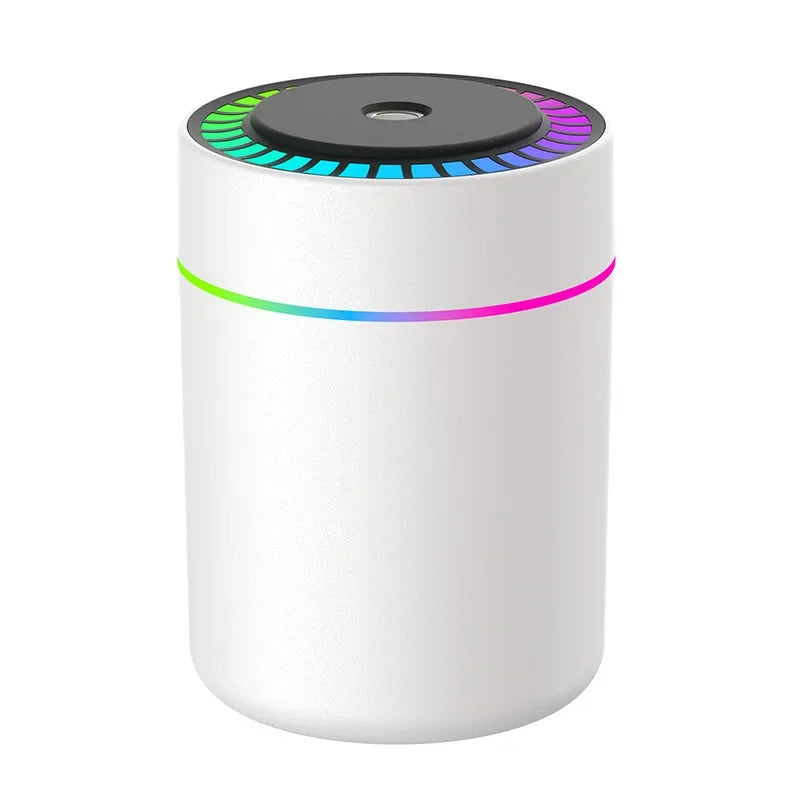 Powerful and Efficient Air Humidifier 180ML Aromatherapy Aroma Diffuser Essential Oil with Colorful Lights for Home Car Bedroom